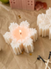 Новорічна соєва свічка у вигляді сніжинки, подарункова 123 фото 3