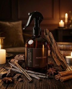 Ароматичний спрей Bazhani "Dark Vanilla & Wood" (ваніль та дерево), 275 мл 030426-02 фото