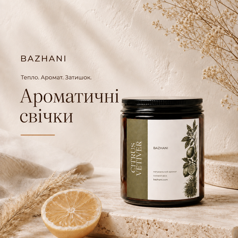 Ароматичні свічки Bazhani