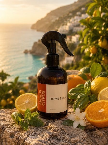 Ароматичний спрей для дому Bazhani "Amalfi Citrus" (свіжий середземноморський цитрусовий аромат), 275 мл 060626-01 фото