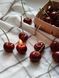 Набір формових соєвих свічок Bazhani "Sweet Cherry / Черешня" (декор для десертів), 3 шт 160626-01 фото 3