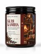 Ароматична соєва свічка BAZHANI &laquo;Біля каміна&raquo; (Amber & Cedar), 200 мл 240926-03 фото