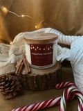 Велика новорічна соєва свічка Bazhani "Gingerbread Cookie" (десертно-пряний аромат), 450 мл 2023*06 фото