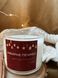 Велика новорічна соєва свічка з бавовняним гнотом "Імбирне печиво", 450 мл 2023*06 фото 4