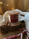 Велика новорічна соєва свічка з бавовняним гнотом "Імбирне печиво", 450 мл 2023*06 фото 5